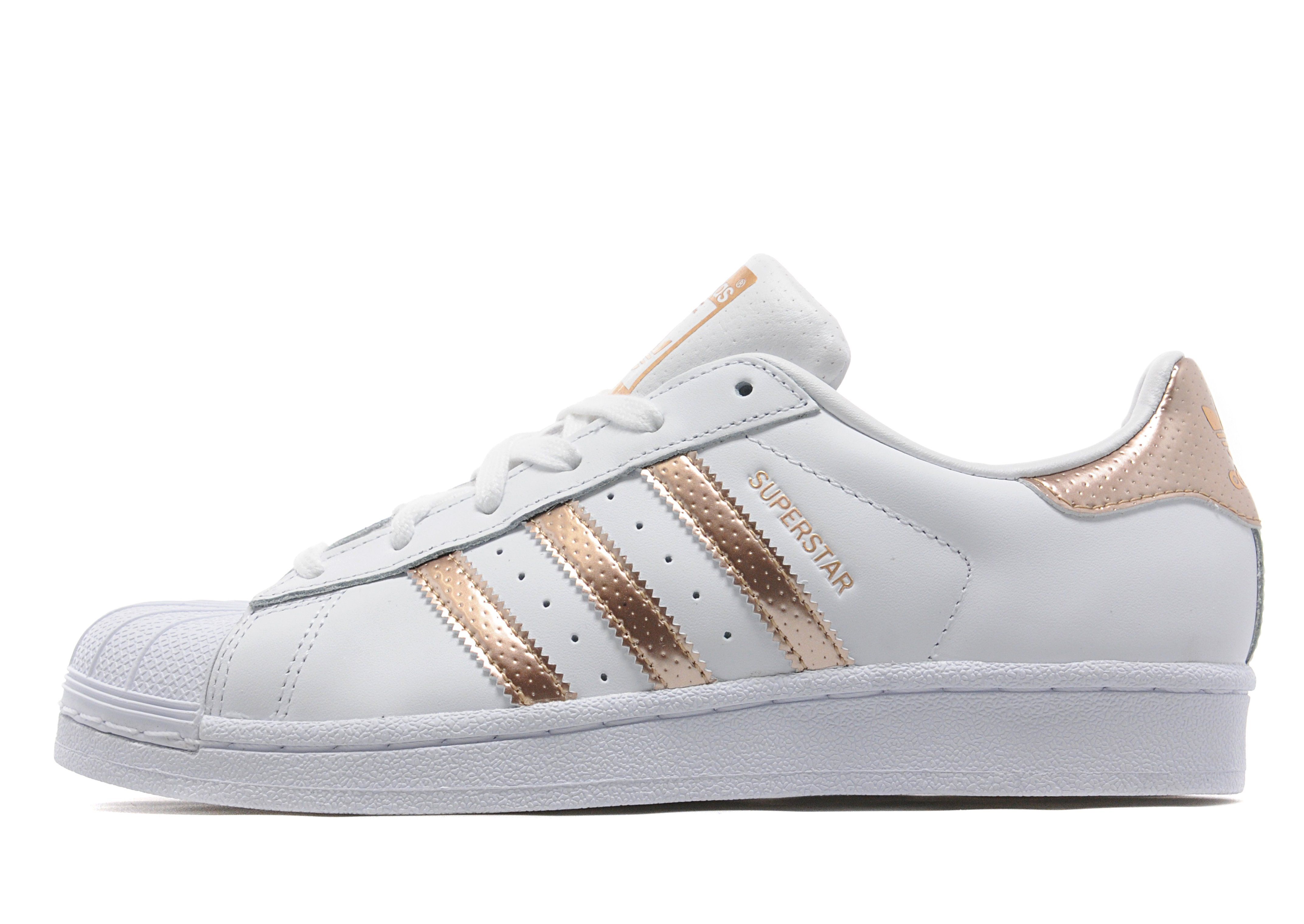 adidas superstar rose gold junior